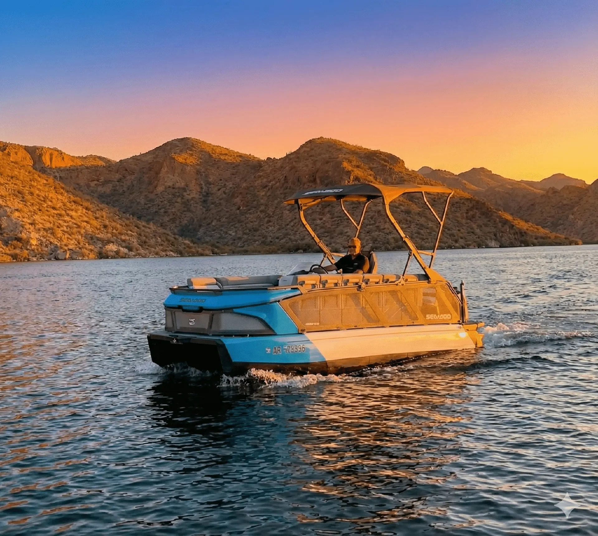 Sea-Doo Switch Pontoon On Canyon Lake